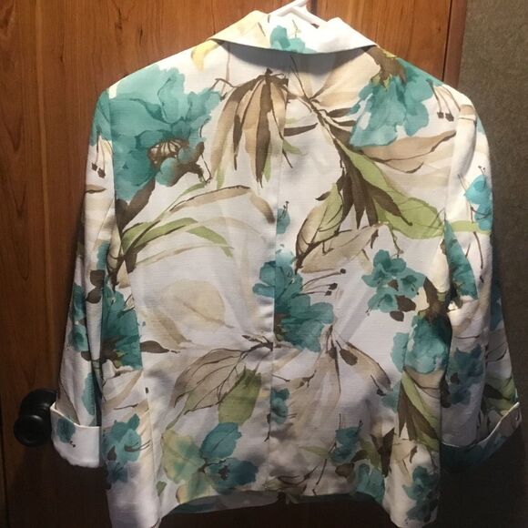 NWOT Alfred Dunner Print Jacket Women’s 8P - Picture 2 of 8